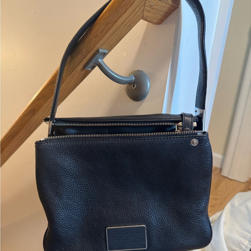 Marc Jacobs Black Leather Shoulder Bag